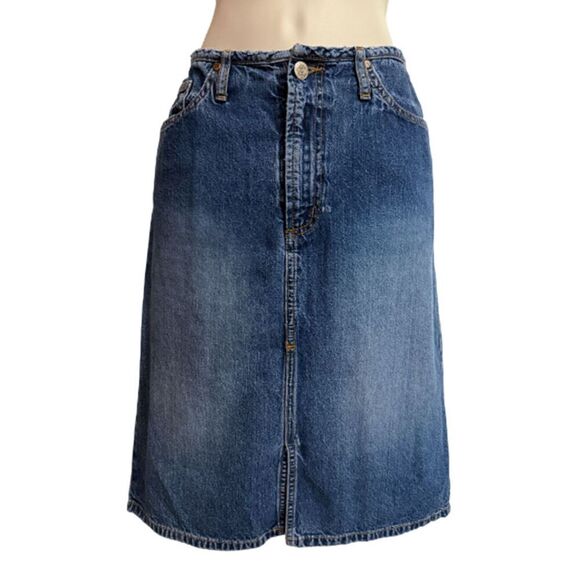 Paris Blues Y2K Distressed Denim Skirt - Picture 3 of 11